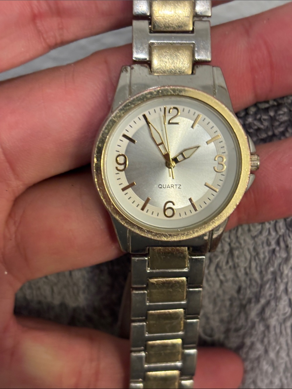 Two-Tone Gold and Silver Women's Bracelet Watch - Quartz
